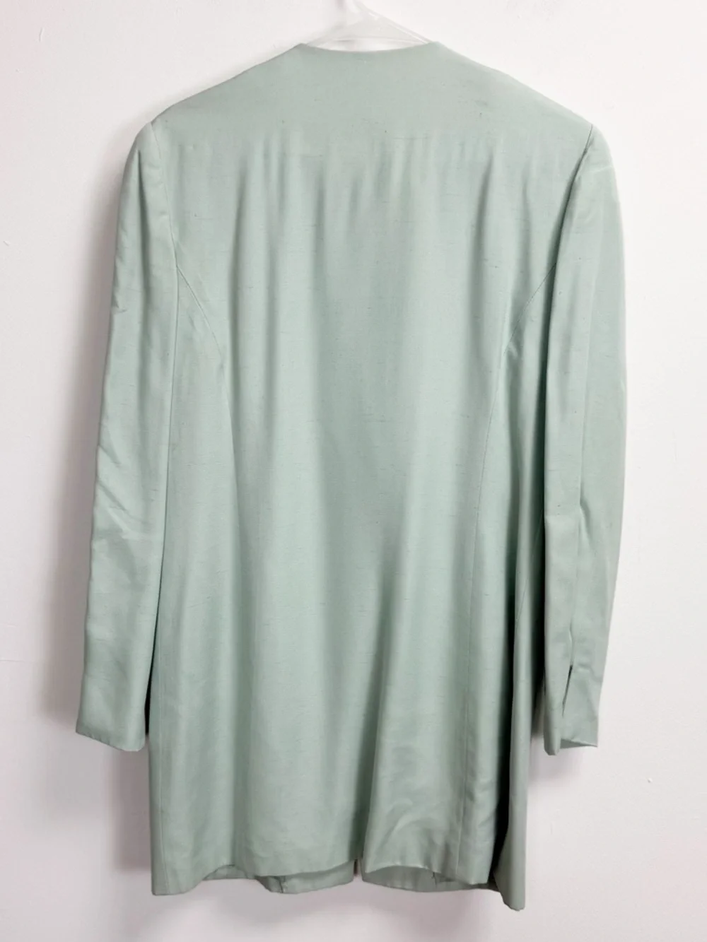 VTG Christian Dior Blazer Jacket Womens 8 Blue Green USA Made